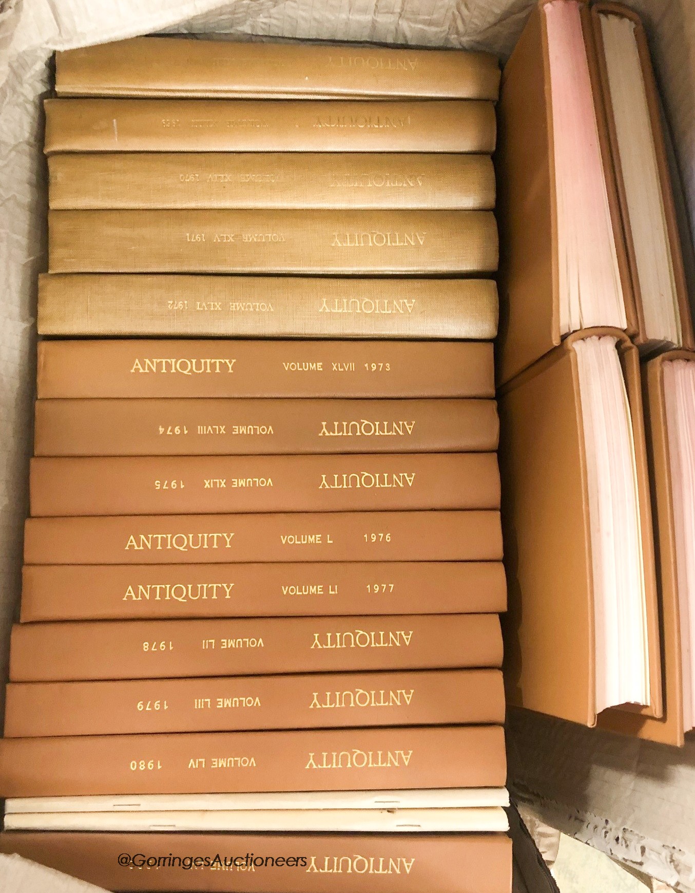 Antiques and Antiquity, approx. 100 assorted volumes